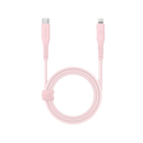 Energea Flow USB-C To Lightning Cable 1.5M - Pink [B] - سلك شحن ايفون تايب سي - انيرجيا - طول متر ونصف - كفالة 5 سنين