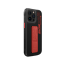 SkinArma Slate Grip-Stand Case for iPhone 15/15 Plus/15 Pro/15 Pro MAX [B] - Orange Red- كفر حماية عالية مع مغناطيس للسيارة - مسكة ستاند بالطول والعرض