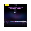 Baseus Crystal 0.3mm HD Tempered Screen Protector For IPad - Clear - حماية شاشة - شفافة - لجميع اطراف جهاز الايباد