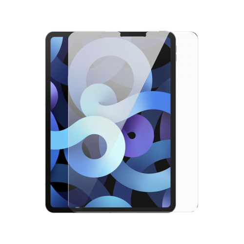 Baseus Crystal 0.3mm HD Tempered Screen Protector For IPad - Clear - حماية شاشة - شفافة - لجميع اطراف جهاز الايباد