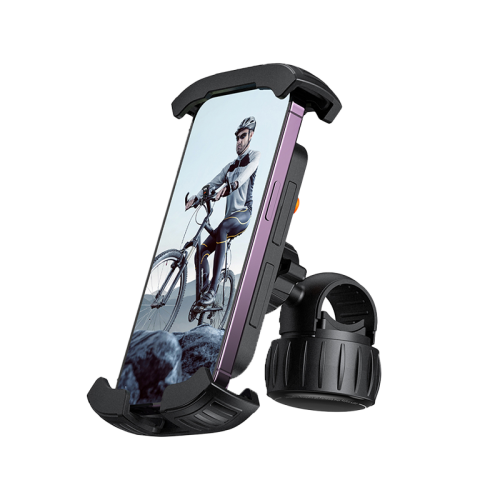Baseus Quick Go Series Bike Phone Mount - Cluster Black [B] - ستاند للدراجات الهوائية والنارية والاسكوترات - لجميع انواع الاجهزة