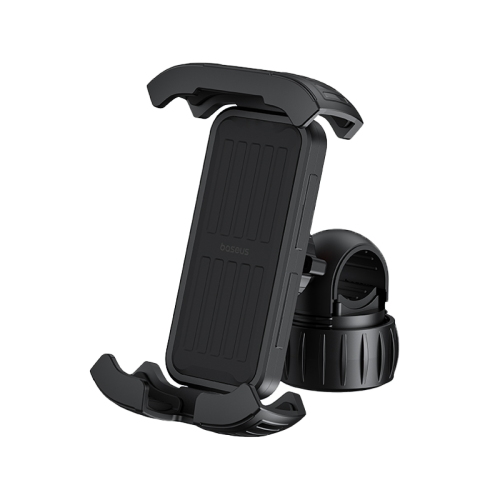 Baseus Quick Go Series Bike Phone Mount - Cluster Black [B] - ستاند للدراجات الهوائية والنارية والاسكوترات - لجميع انواع الاجهزة