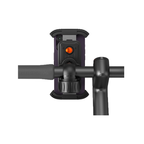 Baseus Quick Go Series Bike Phone Mount - Cluster Black [B] - ستاند للدراجات الهوائية والنارية والاسكوترات - لجميع انواع الاجهزة