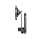 Baseus T-Space Series Folding Metal Car Phone Mount - Frost Silver [D] - ستاند سيارة مغناطيس - بيسوس