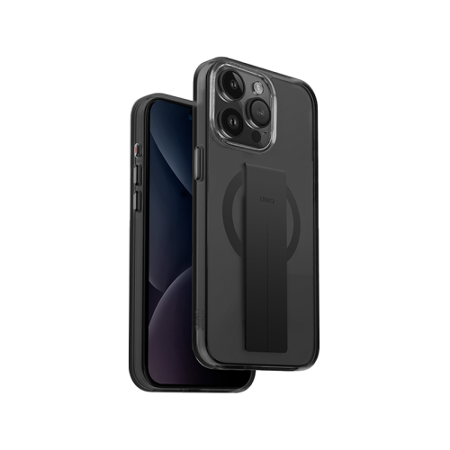 Uniq Hybrid Heldro Mag Case For IPhone  15/15 Plus/15 Pro/15 Pro MAX - Vapour Smoke - كفر حماية عالية - ماسكة - ماغ سيف - يونيك