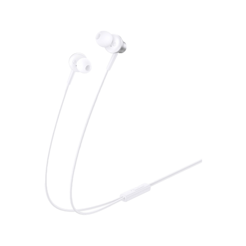Baseus Encok Wired Earphones - Moon White [D] - سماعة اذن - بيسوس - مع مايكروفون - كفالة 12 شهر