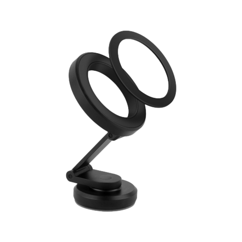 Uniq Velo Universal Magnetic Mount - Midnight Black - ستاند مكتبي + حائط  - يونيك - ماغ سيف - لجميع انواع الاجهزة