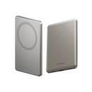 Energea AluPac Air Ultra Light MagSafe 5000 mAh Power Bank - Natural [B] - بطارية متنقلة - ماغ سيف + سلك تايب سي - انيرجيا - قوه 20 واط - سعة 5000 ملي امبير - كفالة 18 شهر