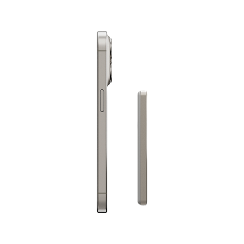 Energea AluPac Air Ultra Light MagSafe 5000 mAh Power Bank - Natural [B] - بطارية متنقلة - ماغ سيف + سلك تايب سي - انيرجيا - قوه 20 واط - سعة 5000 ملي امبير - كفالة 18 شهر