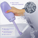 Voya Silicone 380ml Anti-leak Portable Bidet Purple [T] - شطاف يدوي متنقل مصنوع من السيليكون ضد تسريب الماء سعة 380 مل من فويا