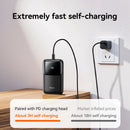 YESIDO YP71 10000mAhPower Bankfloor-standinglazy stand - بطاريه متنقلة - سعة 10 ألاف - يوسيدو  - سلك شحن  تايب سي + سلك شحن  ايفون + سلك شحن مايكرو + سلك يو اس بي اي - شاشة رقمية - كفالة 12 شهر