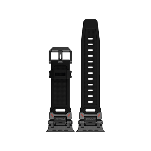 SkinArma Titon Watch Strap For Apple Watch - Black [B] - سير ساعة أبل واتش