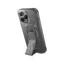 SkinArma Helio MagSafe Case With Grip Stand For IPhone - Grey -  كفر حماية عالية - ماغ سيف - مع مغناطيس للسيارة ومسكة ستاند