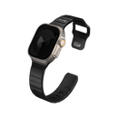 Uniq Stride FKM Strap For Apple Watch - Midnight Black [B] - سير ساعة ابل - يونيك
