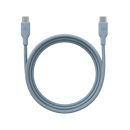 Bazic GoCharge Weave USB-C To USB-C 480Mbps 60W Cable 1.5M - Blue - سلك شحن - بيزك - تايب سي الي تايب سي - قوة 60 واط - طول متر ونصف - كفالة 24 شهر