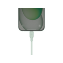 Bazic GoCharge Weave USB-C To USB-C 480Mbps 60W Cable 1.5M - Green - سلك شحن - بيزك - تايب سي الي تايب سي - قوة 60 واط - طول متر ونصف - كفالة 24 شهر