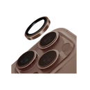 Uniq Optix Prime Stainless Steel Frame Sapphire Camera Lens Protector for iPhone 16 Pro & 16 Pro Max – Gilded Gold [B]- حماية لعدسة كاميرا الهاتف - حبات - يونيك