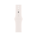 Apple Watch S10 GPS 46mm - Rose Gold Aluminum Case with Light Blush Sport Band - M/L - ساعة ابل - الجيل العاشر - اللون البيج / الذهبي