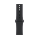 Apple Watch S10 GPS 46mm - Jet Black Aluminum Case with Black Sport Band - M/L - ساعة ابل - الجيل العاشر - اللون ( الاسود )