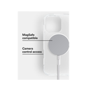 BodyGuardz Accent Magsafe Case for iPhone16 Pro / 16 Pro Max - Clear [B] -  كفر حماية عالية - ماغ سيف - مقاومه عاليه للصدمات - مع خيط علاقه