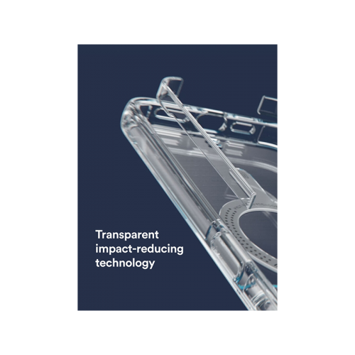 BodyGuardz Accent Magsafe Case for iPhone16 Pro / 16 Pro Max - Clear [B] -  كفر حماية عالية - ماغ سيف - مقاومه عاليه للصدمات - مع خيط علاقه