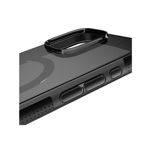 BodyGuardz Ace Pro With Magsafe Case for iPhone16 Pro / 16 Pro Max - Smoke Black [B] -  كفر حماية عالية - ماغ سيف - مقاومه عاليه للصدمات - مع خيط علاقه