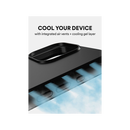 BodyGuardz Paradigm Pro Case for iPhone 16 Pro / 16 Pro Max - Onyx [B] -  كفر حماية عالية - ماغ سيف - مقاومه عاليه للصدمات - مع خيط علاقه