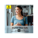 Baseus Bowie E17 True Wireless Earphone - Stellar White [D] -  سماعة بيسوس - بلوتوث - كفاله 12 شهر