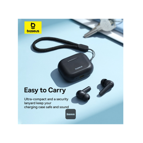 Baseus Bowie E17 True Wireless Earphone - Stellar White [D] -  سماعة بيسوس - بلوتوث - كفاله 12 شهر