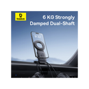 Baseus Prime Tip Series C02 Mega Magnetic Phone Mount Stick-on Version - Cluster Black [D] - ستاند سيارة - بيسوس - منعدد الاوضاع - دوران 360 درجة -  ماق سيف