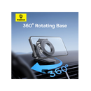 Baseus Prime Tip Series C02 Mega Magnetic Phone Mount Stick-on Version - Cluster Black [D] - ستاند سيارة - بيسوس - منعدد الاوضاع - دوران 360 درجة -  ماق سيف