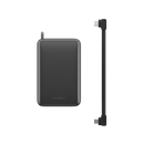 Energea Compac Ultra 67W PD 20000mAh Power Bank With Built-in USB-C Cable - Gunmetal - بطارية متنقلة - انيرجيا - سعة 20 آلاف ملي امبير - مع سلك شاحن تايب سي - قوة 67 واط - شاشة رقمية - كفالة 12 شهر