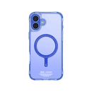 SkinArma Saido Prime Edition MagSafe case for iPhone 16 / iPhone 16 Plus - Blue [B]- سكين أرما كفر - ماغ سيف - شفاف ازرق