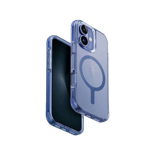 Uniq Hybrid Combat Magsafe Case for iPhone 16 Plus - Pearl Blue [B]- كفر حماية عالية - مقاوم للصدمات - يونيك - ماغ سيف