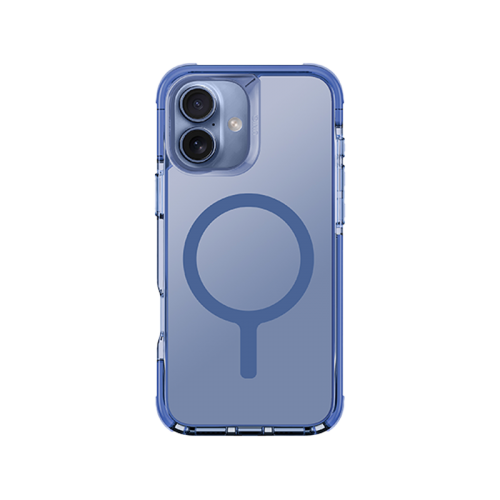 Uniq Hybrid Combat Magsafe Case for iPhone 16 Plus - Pearl Blue [B]- كفر حماية عالية - مقاوم للصدمات - يونيك - ماغ سيف