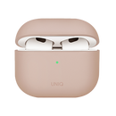 Uniq Lino Hybrid Liquid Silicon Airpods 4th Gen Case – Blush Pink - كفر حماية سماعة ابل ايربودز الجيل الرابع  - 2024 - يونيك