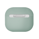 Uniq Lino Hybrid Liquid Silicon Airpods 4th Gen Case – Ice Plant Green - كفر حماية سماعة ابل ايربودز الجيل الرابع  - 2024 - يونيك