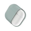 Uniq Lino Hybrid Liquid Silicon Airpods 4th Gen Case – Ice Plant Green - كفر حماية سماعة ابل ايربودز الجيل الرابع  - 2024 - يونيك