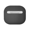 Uniq Lino Hybrid Liquid Silicon Airpods 4th Gen Case – Ash Grey - كفر حماية سماعة ابل ايربودز الجيل الرابع  - 2024 - يونيك