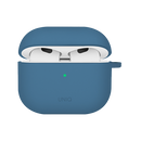 Uniq Nexo Active Hybrid Silicone Airpods 4th Gen Case With Sports Ear Hooks - Pacific Blue - كفر حماية سماعة ابل ايربودز الجيل الرابع  - 2024 - يونيك