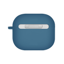 Uniq Nexo Active Hybrid Silicone Airpods 4th Gen Case With Sports Ear Hooks - Pacific Blue - كفر حماية سماعة ابل ايربودز الجيل الرابع  - 2024 - يونيك