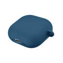 Uniq Nexo Active Hybrid Silicone Airpods 4th Gen Case With Sports Ear Hooks - Pacific Blue - كفر حماية سماعة ابل ايربودز الجيل الرابع  - 2024 - يونيك