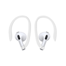 Uniq Nexo Active Hybrid Silicone Airpods 4th Gen Case With Sports Ear Hooks - Pacific Blue - كفر حماية سماعة ابل ايربودز الجيل الرابع  - 2024 - يونيك