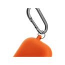 Uniq Nexo Active Hybrid Silicone Airpods 4th Gen Case With Sports Ear Hooks - Volt Orange - كفر حماية سماعة ابل ايربودز الجيل الرابع  - 2024 - يونيك