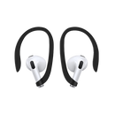 Uniq Nexo Active Hybrid Silicone Airpods 4th Gen Case With Sports Ear Hooks - Volt Orange - كفر حماية سماعة ابل ايربودز الجيل الرابع  - 2024 - يونيك