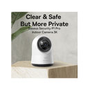 Baseus Security P1 Pro Indoor Camera 3K - White [D] - كاميرا داخلية منزلية - عالية الوضوح - بيسوس - كفالة 18 شهر