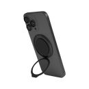 UNIQ Gripfit 360 Magnetic Mount&Kickstand midnight - black [B]- مسكة دائريه مغناطيس وستاند + ماغ سيف