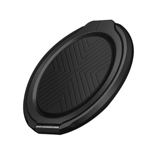 UNIQ Gripfit 360 Magnetic Mount&Kickstand midnight - black [B]- مسكة دائريه مغناطيس وستاند + ماغ سيف