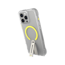 SkinArma Helix MagSafe Case With 360 Rotating Stand for iPhone 16 Pro / 16 Pro Max - Clear -  كفر حماية عالية - ماغ سيف - مع ستاند