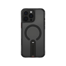 SkinArma Helix MagSafe Case With 360 Rotating Stand for iPhone 16 Pro / 16 Pro Max - Black -  كفر حماية عالية - ماغ سيف - مع ستاند